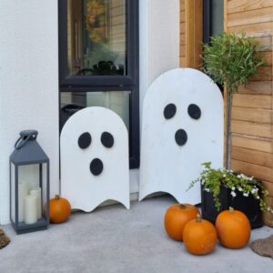Wooden Halloween Ghosts
